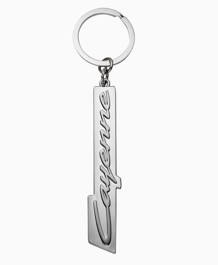 Porsche Model Lettering Key Ring