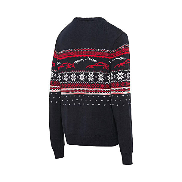 Porsche Unisex Christmas Sweater - Blue