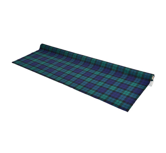 Porsche Tartan Fabric (Green/Blue) - “Black Watch”