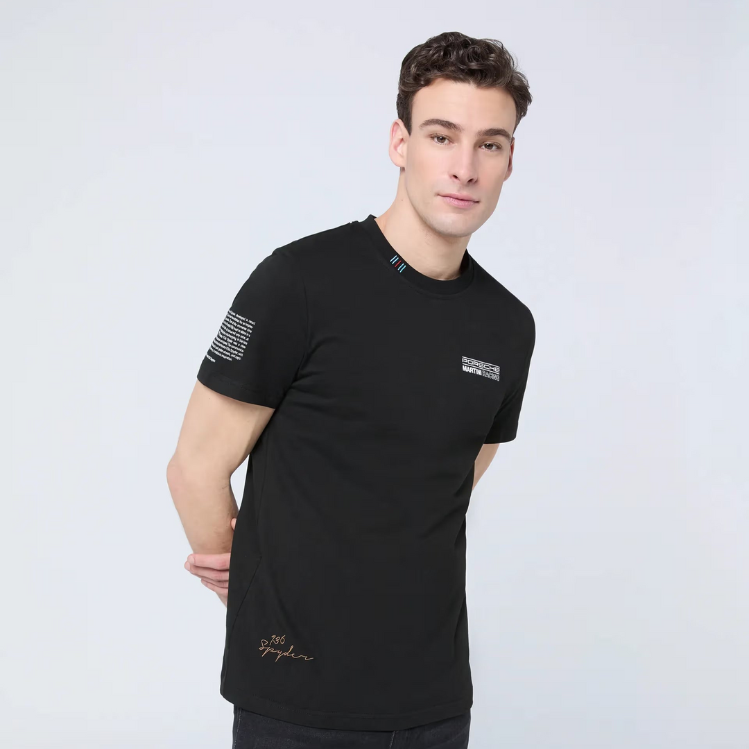 Porsche Men's T-Shirt (Black) - Martini Racing