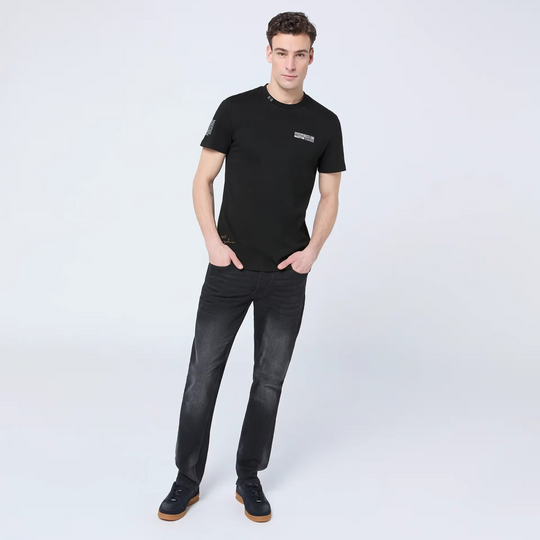 Porsche Men's T-Shirt (Black) - Martini Racing