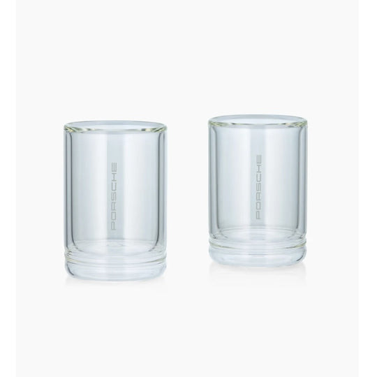 Porsche Set Of 2 Double Walled Glasses