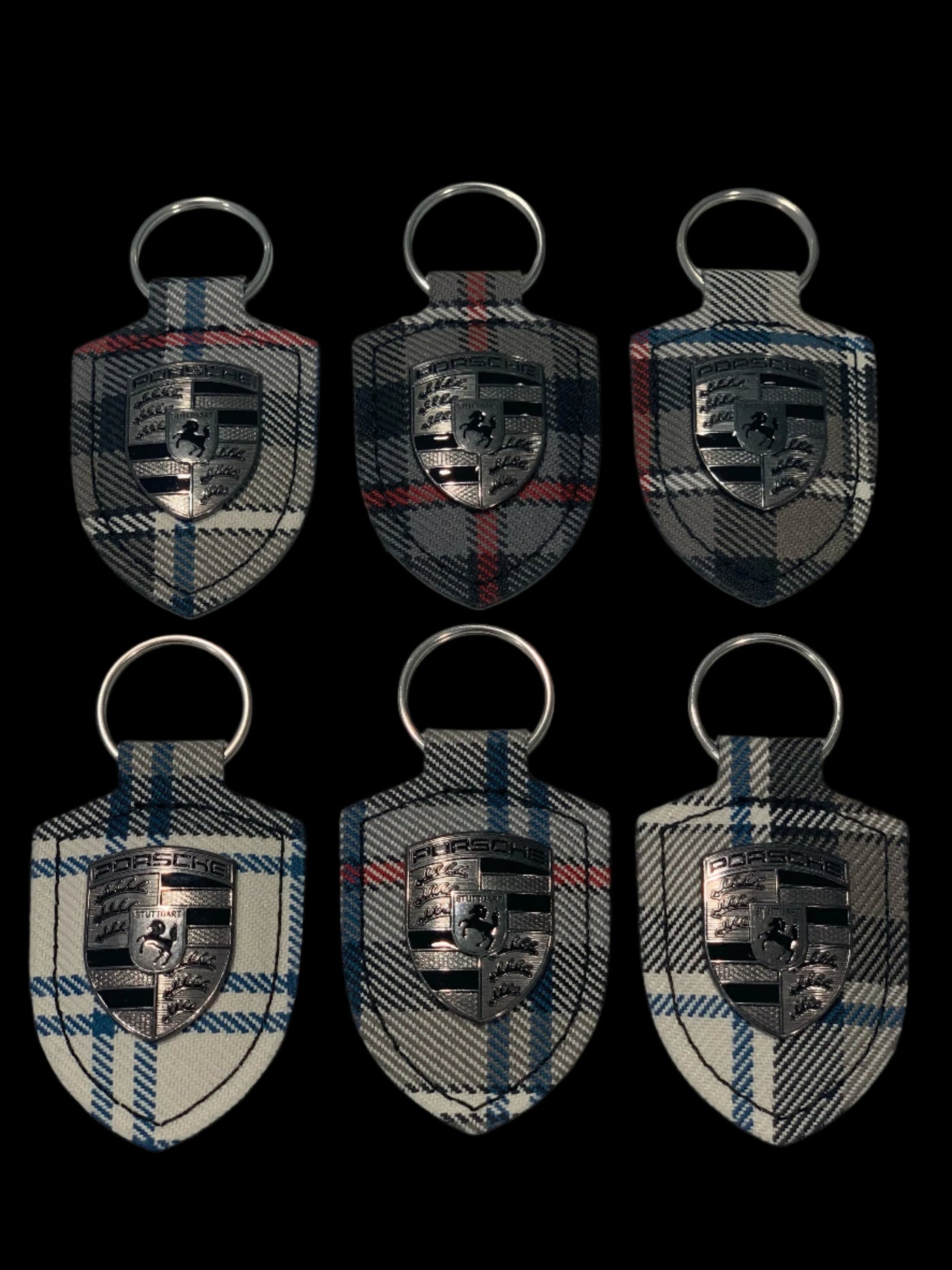 Porsche Turbonite Crest Keychain - 50 Years of 911 Turbo