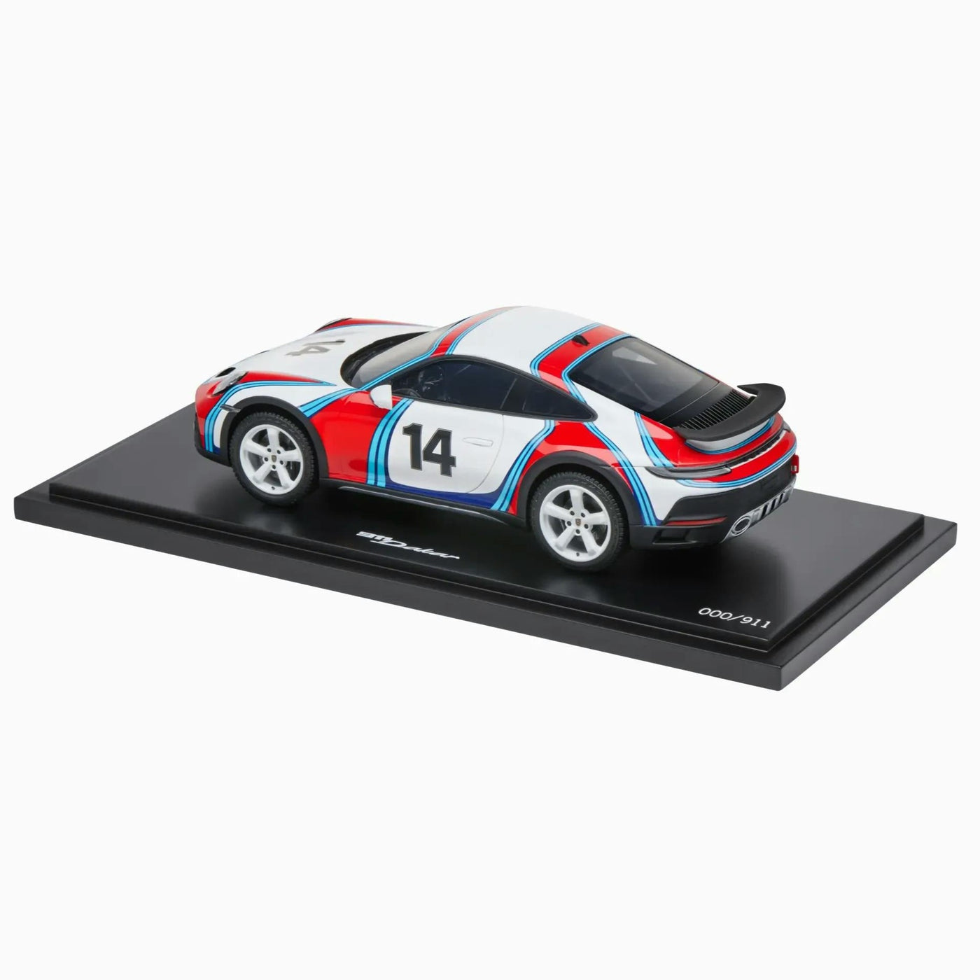 Porsche 911 Dakar Model Car 1:18 Scale - Martini Racing Livery