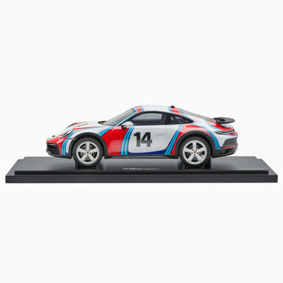 Porsche 911 Dakar Model Car 1:18 Scale - Martini Racing Livery