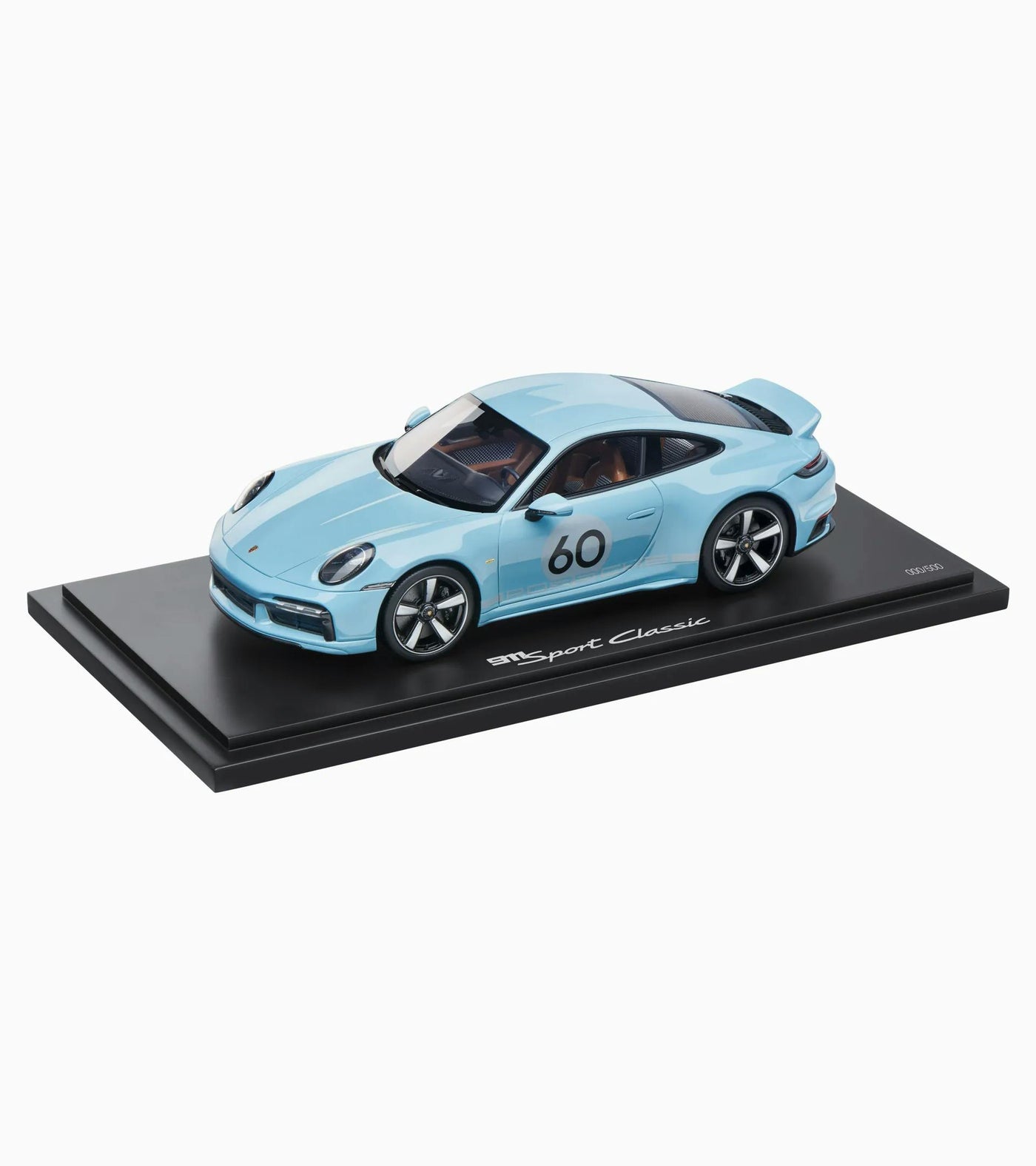 Porsche 911 Sport Classic (992) Model Car 1:18 Scale - Meissen Blue