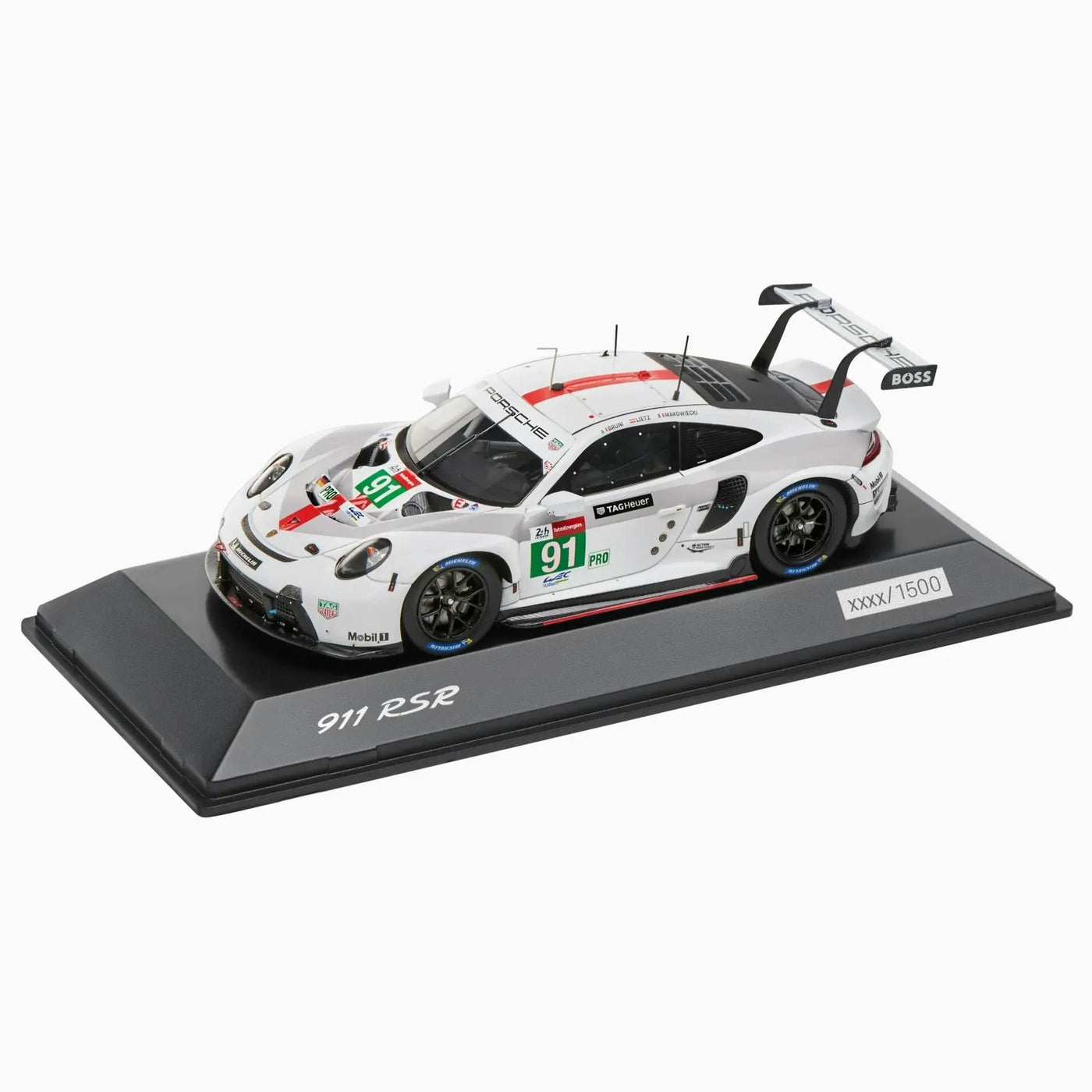 Porsche 911 RSR #91 24h Le Mans 2021 (991) Model Car 1:43 - Grey