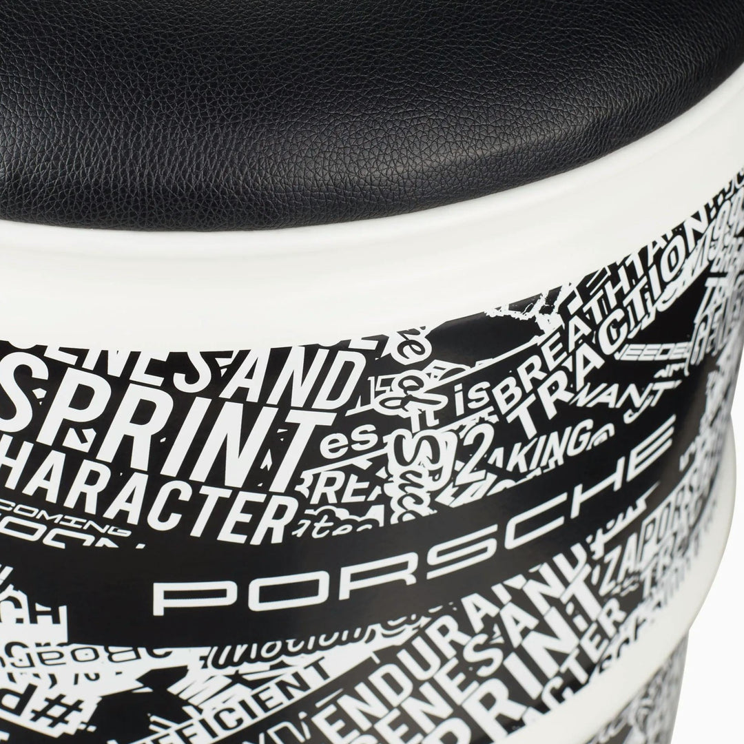 Porsche Oil Barrel Drum Stool - New Designs (GT1, Penske Motorsport, Roughroads, Heritage, Martini Racing)