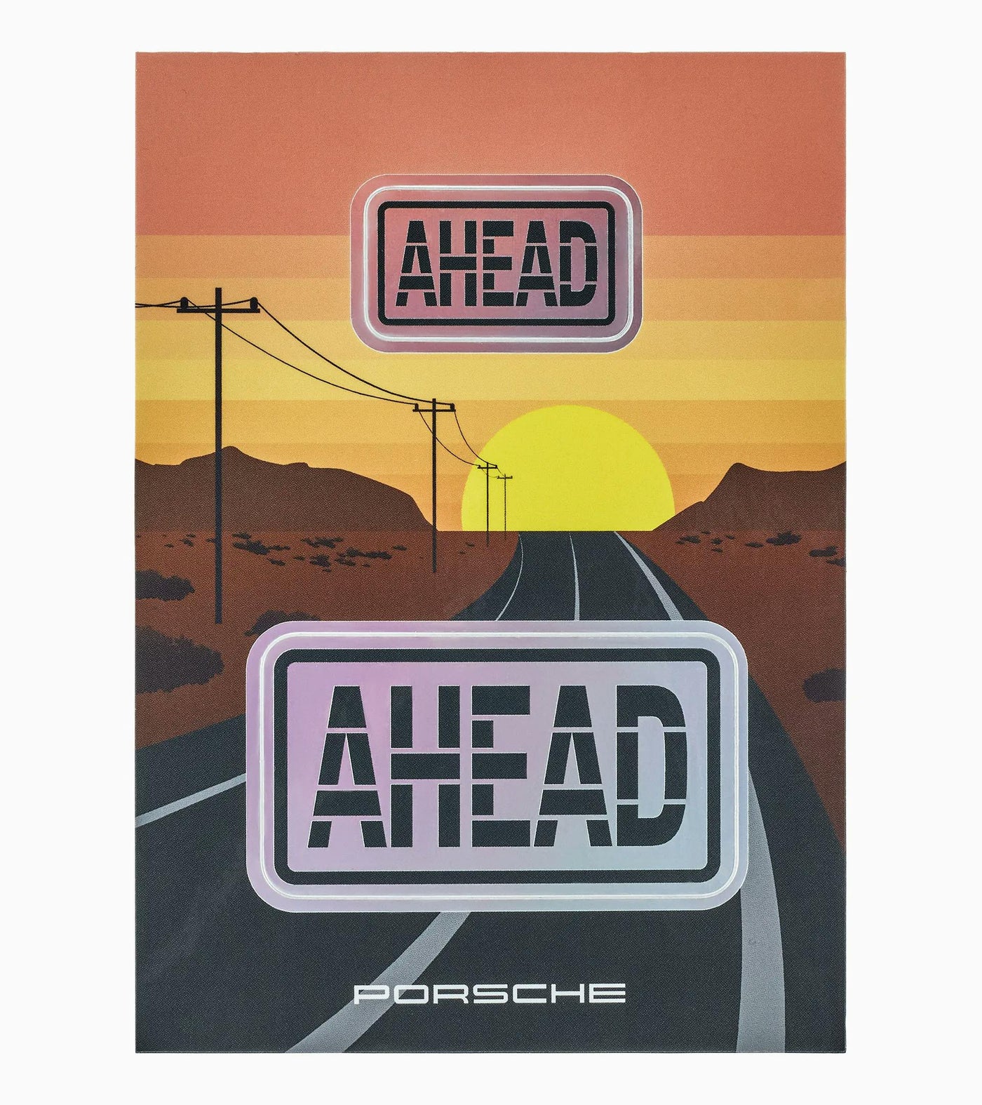 Porsche No. 1 Sticker Set, Limited Edition - AHEAD