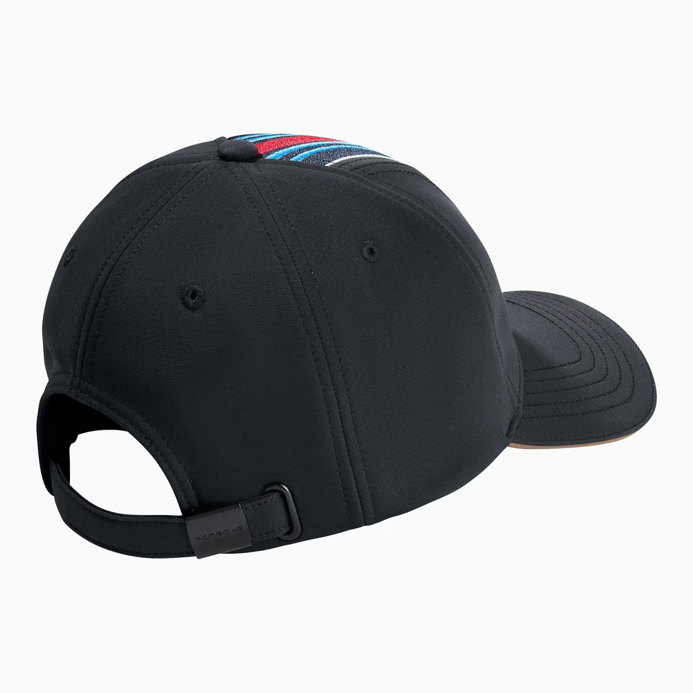 Porsche Black Baseball Hat - Martini Racing