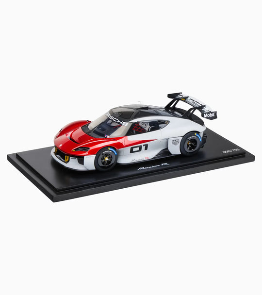 Porsche Mission R , 1:18 Scale Model Car - White/Red