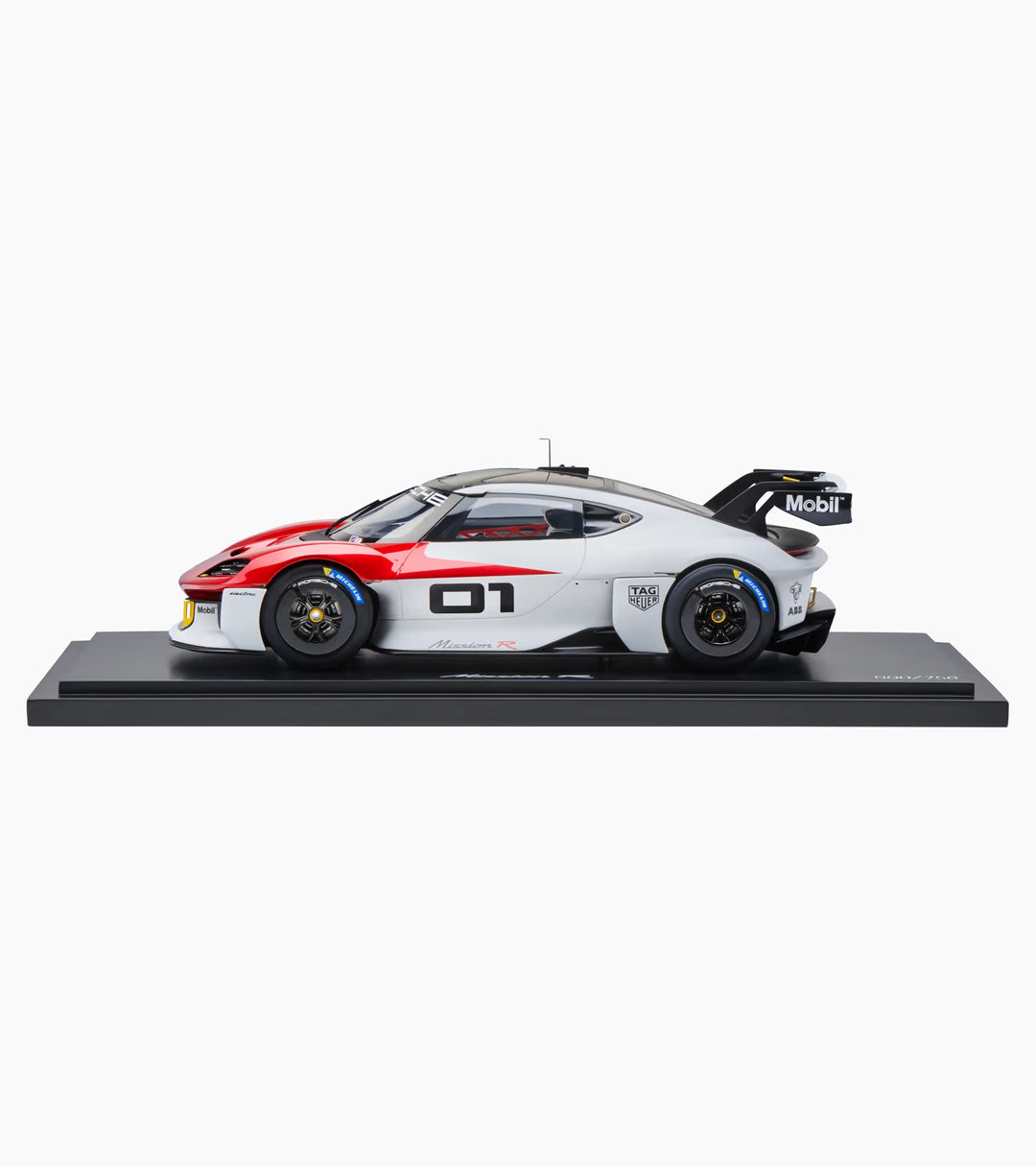 Porsche Mission R , 1:18 Scale Model Car - White/Red