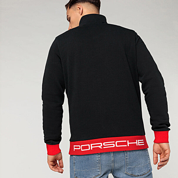 Top Porsche Design Driver Selection RS SPYDER logo pullover sweatshirt men sz L