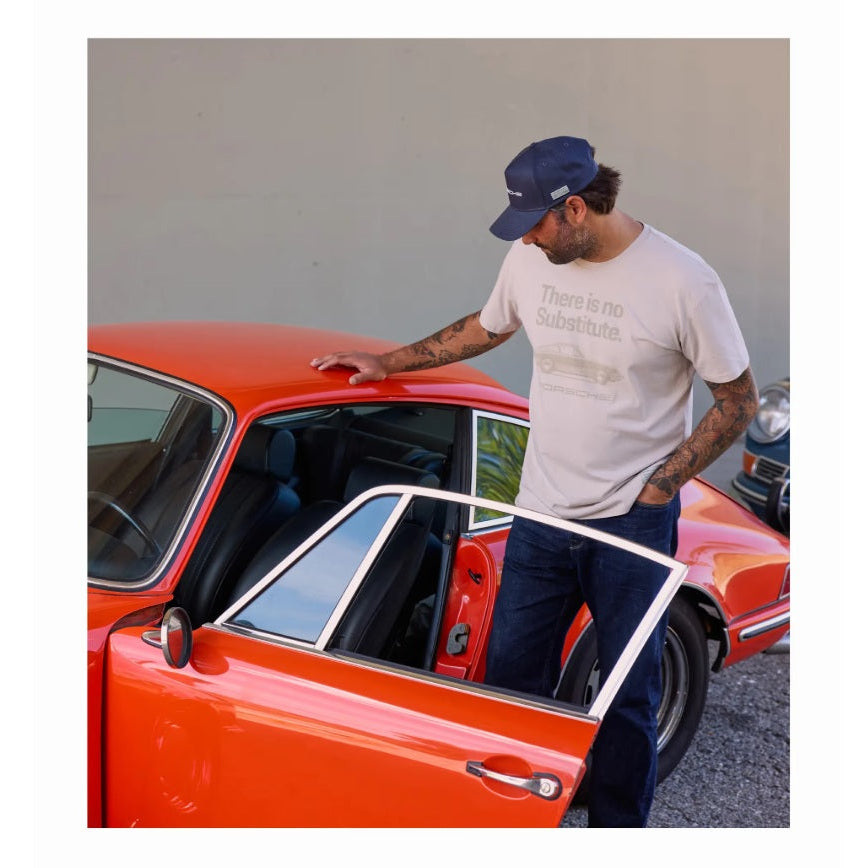 Porsche Men's T-Shirt (Crema) - There Is No Substitute