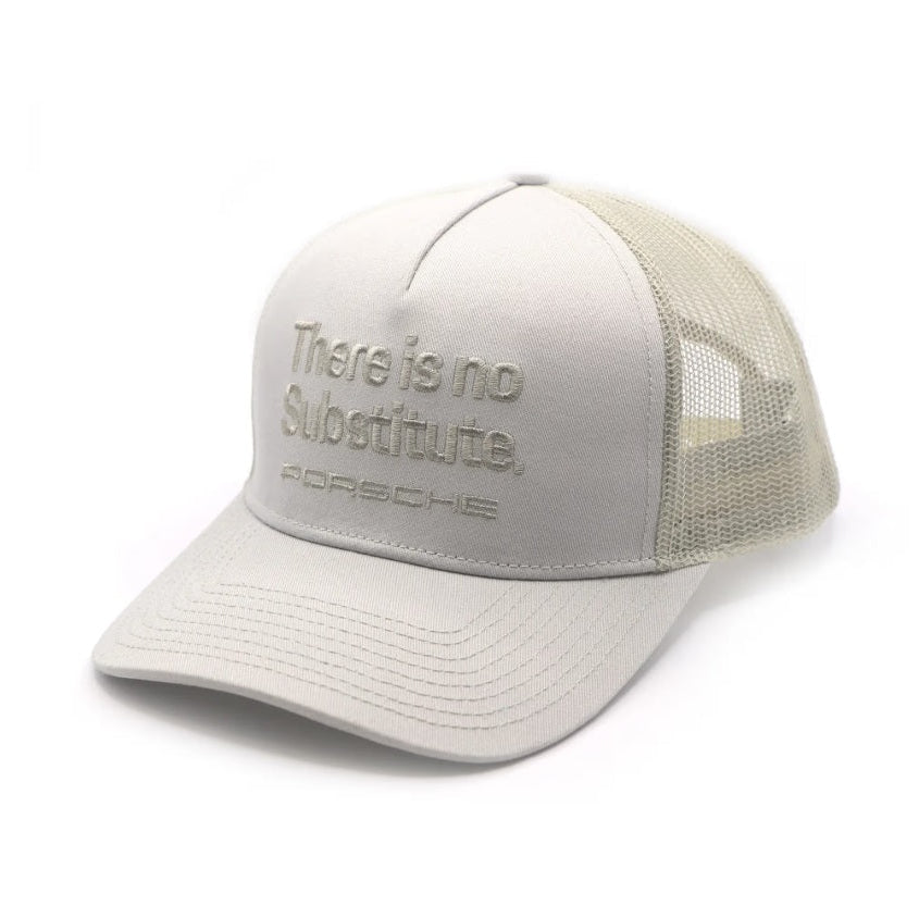 Porsche Trucker Hat (Crema) - There Is No Substitute