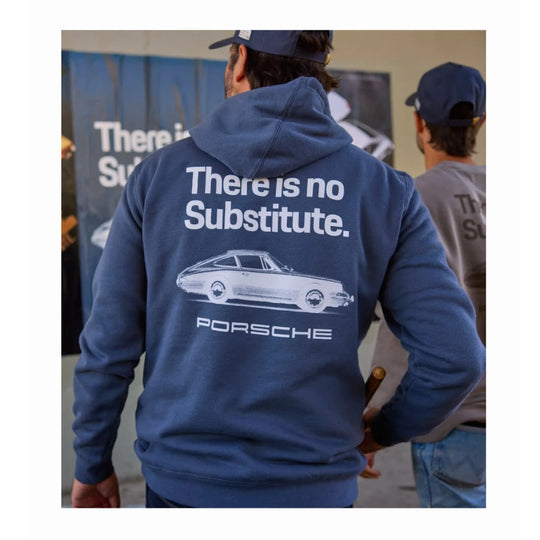 Porsche Men's Hoodie (Blue) - There Is No Substitute