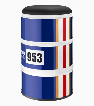 Porsche Oil Barrel Drum Stool - New Designs (GT1, Penske Motorsport, Roughroads, Heritage, Martini Racing)
