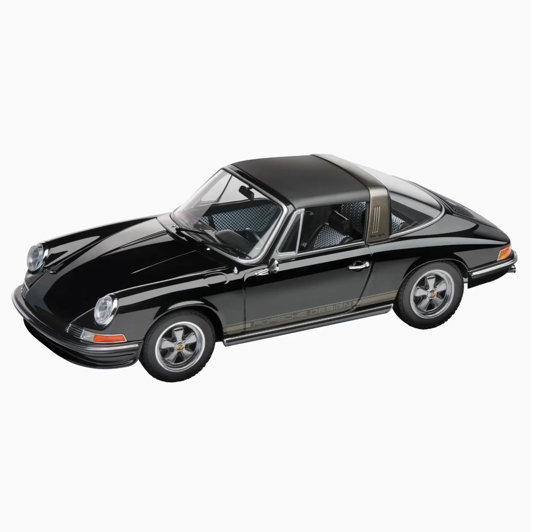 Porsche 911 S 2.4 Targa 1972 50 Years of Porsche Design, 1:18 Scale Model - Black