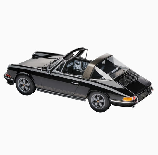 Porsche 911 S 2.4 Targa 1972 50 Years of Porsche Design, 1:18 Scale Model - Black