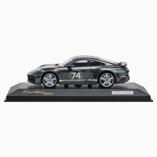 Porsche 911 Turbo S W/ Heritage Design Package (992) 1:43 Scale - Aventurine Green