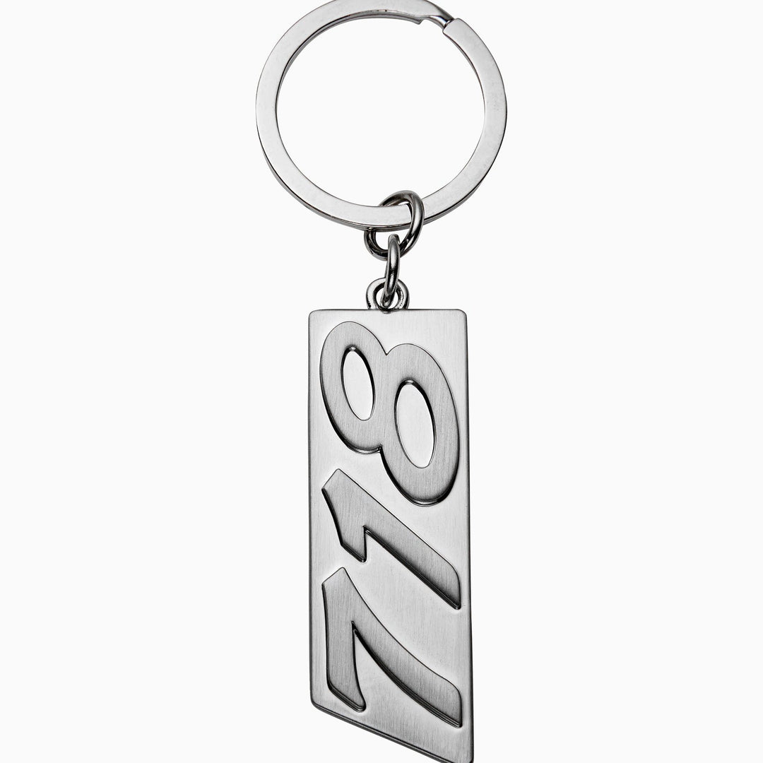 Porsche Model Lettering Key Ring