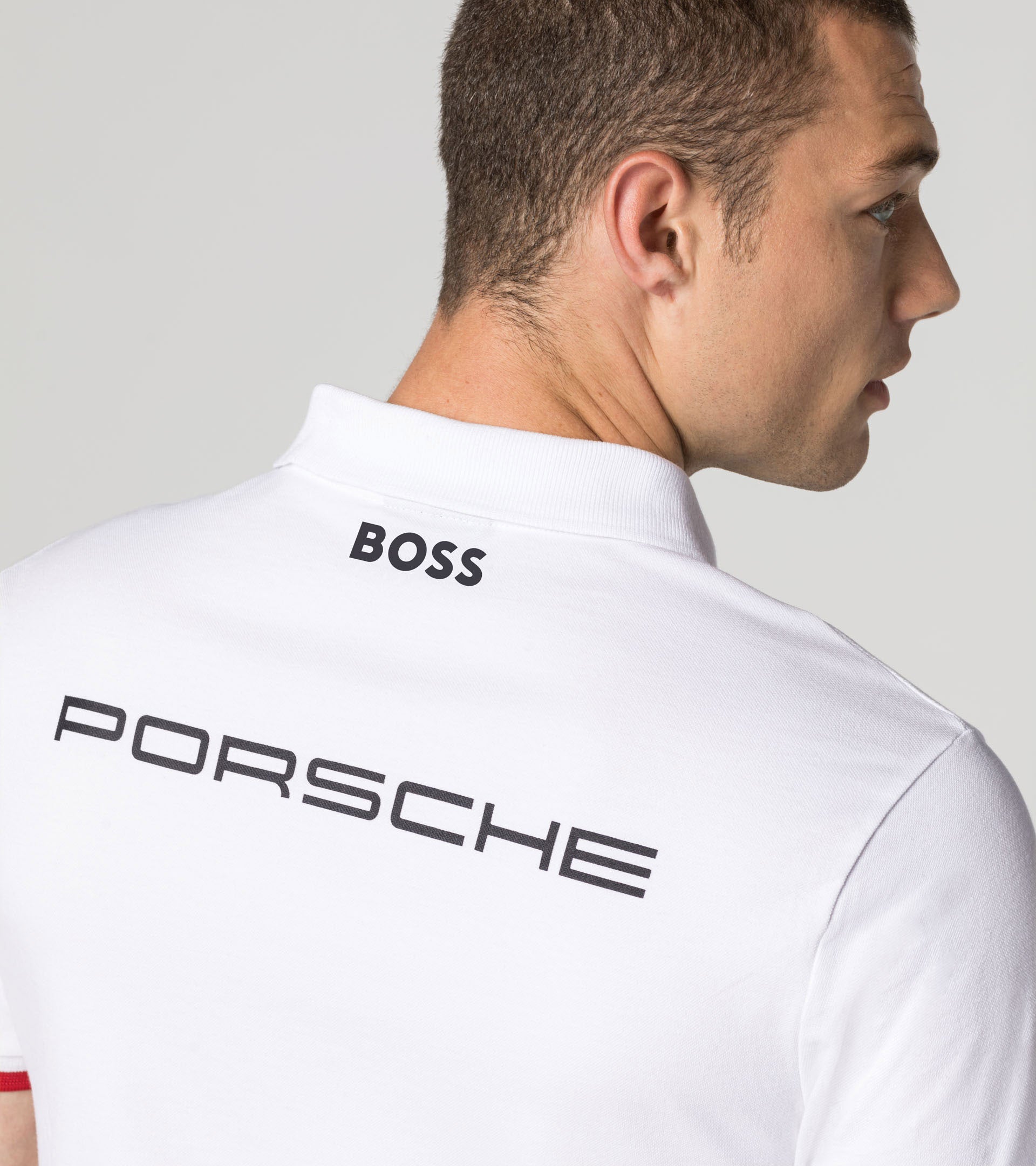 Porsche Men's Boss Polo (White) - Motorsport – Porsche Exchange