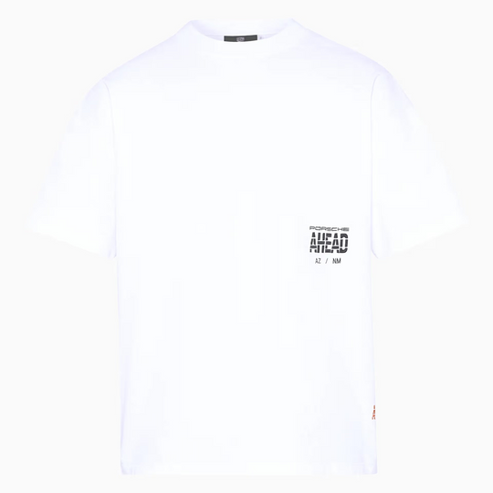 Porsche Men's White T-shirt - AHEAD