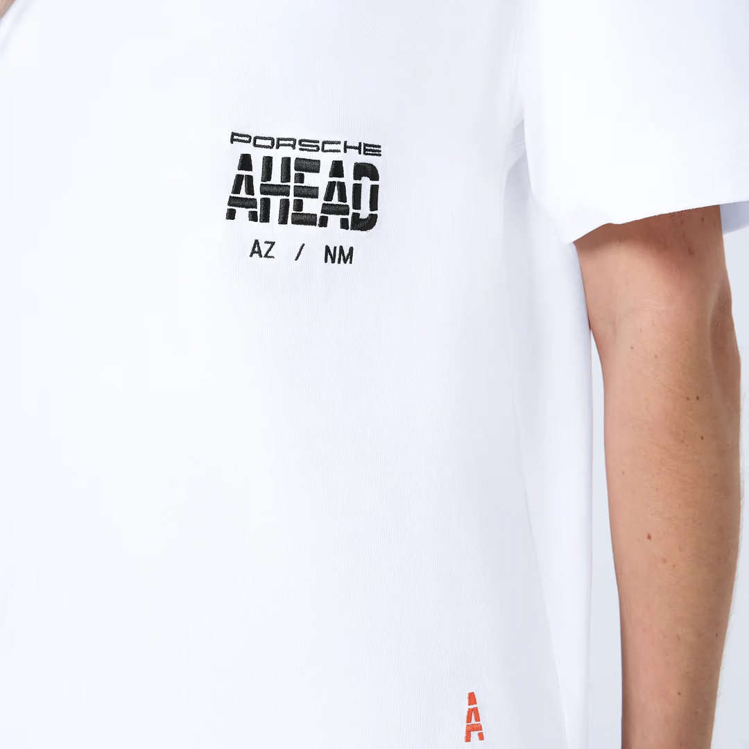 Porsche Men's White T-shirt - AHEAD