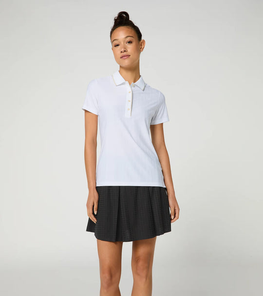 Porsche x Puma Women's White Polo Shirt - 911 Targa 60Y