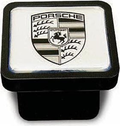 Porsche Tequipment Trailer Hitch Cover - Black or Silver