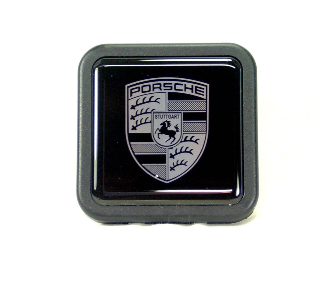 Porsche Tequipment Trailer Hitch Cover - Black or Silver