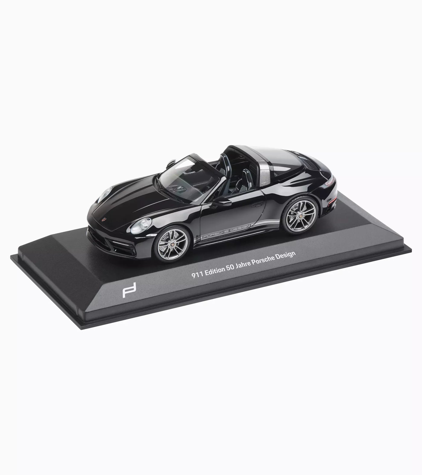 Porsche 911 Targa 4 GTS Model Car (Black) - 1:43 scale
