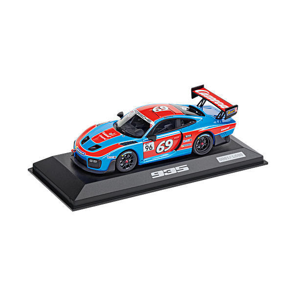 Porsche 935/19 Carrera Model Car 1:43 Scale - Blue & Red 69 Livery