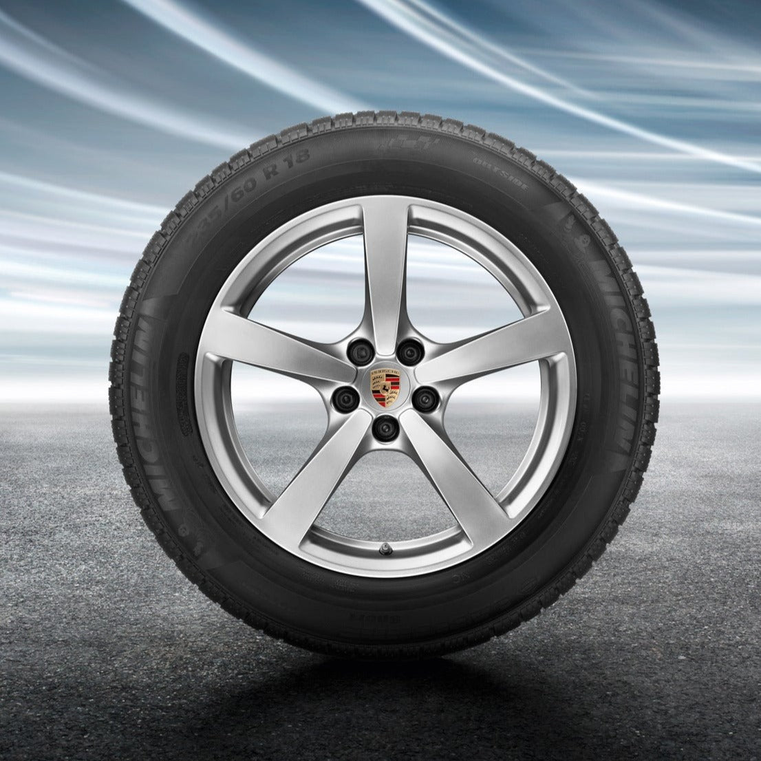 18" Macan II Winter Tire & Wheel Set - Silver