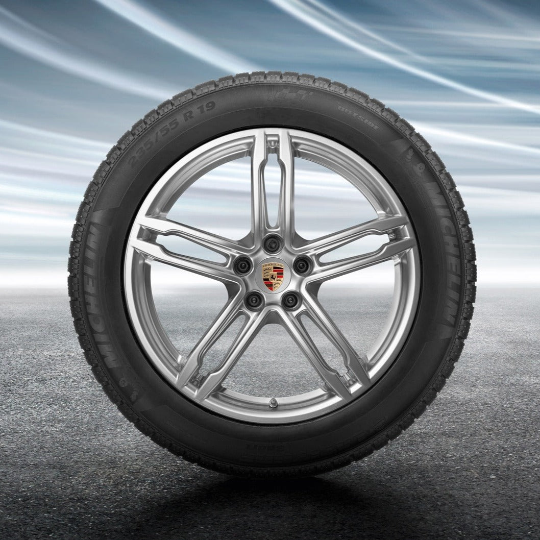 19" Macan II Turbo Winter Tire & Wheel Set - Silver