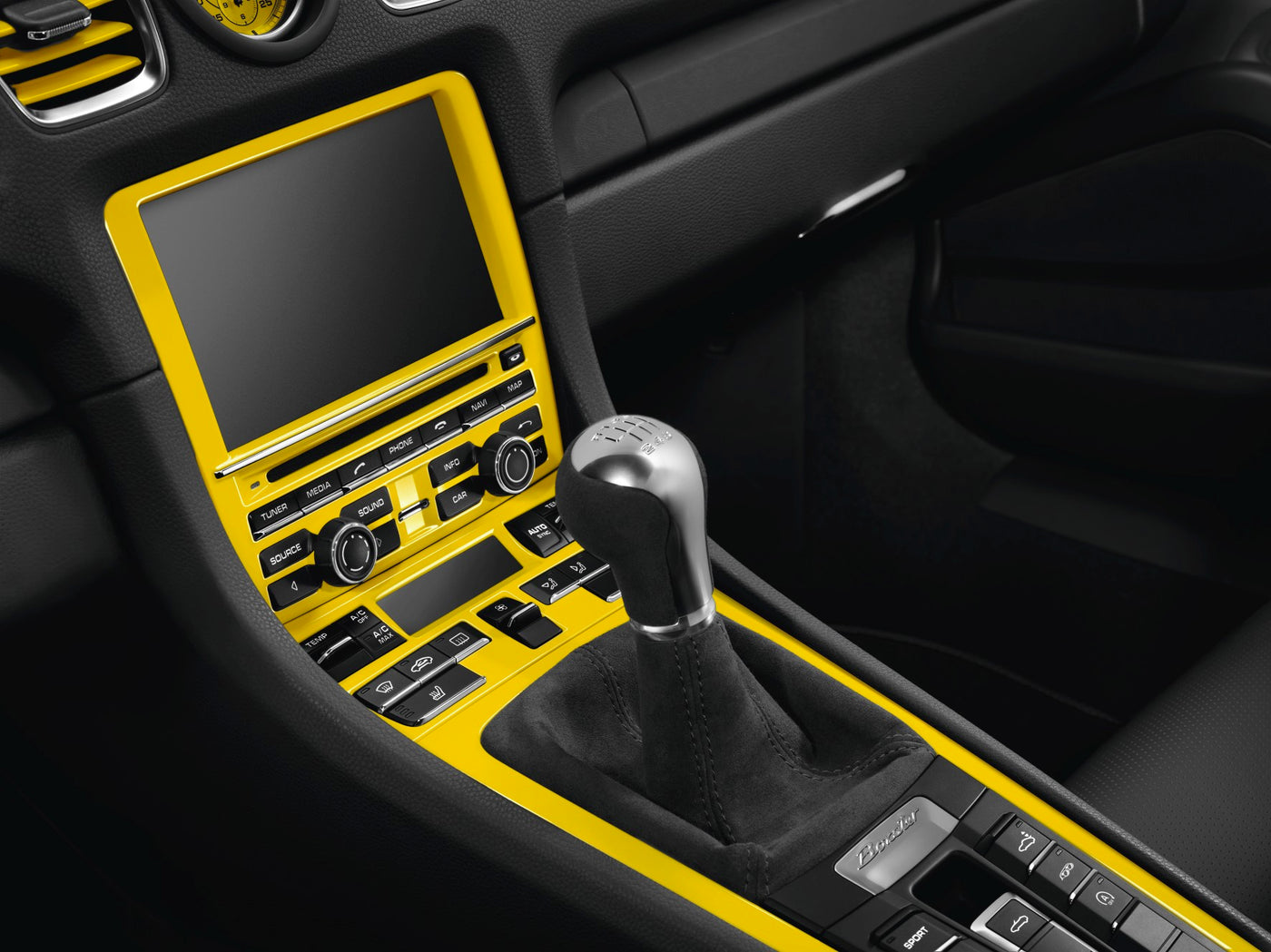 Porsche Tequipment (991) 911 Manual Gear Shift Lever / Shift Knob in Alcantara