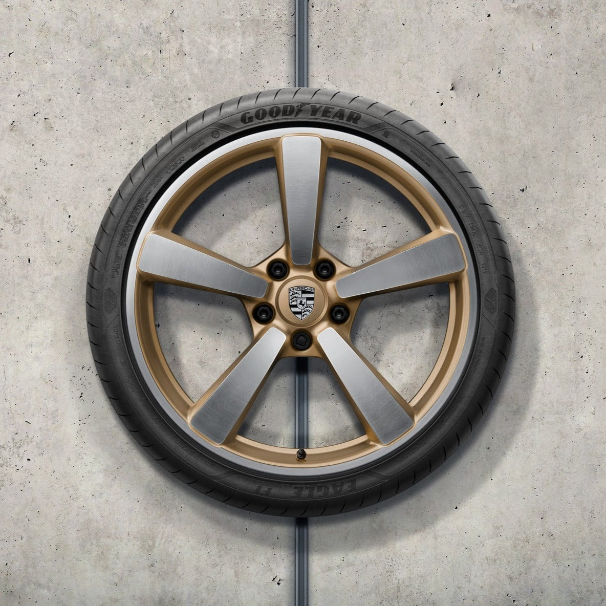 20/21" Carrera Exclusive Design Summer Wheel & Tire Set (in Aurum) - 992