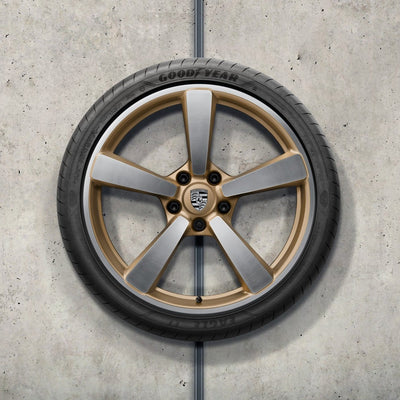 20/21" Carrera Exclusive Design Summer Wheel & Tire Set (in Aurum) - 992