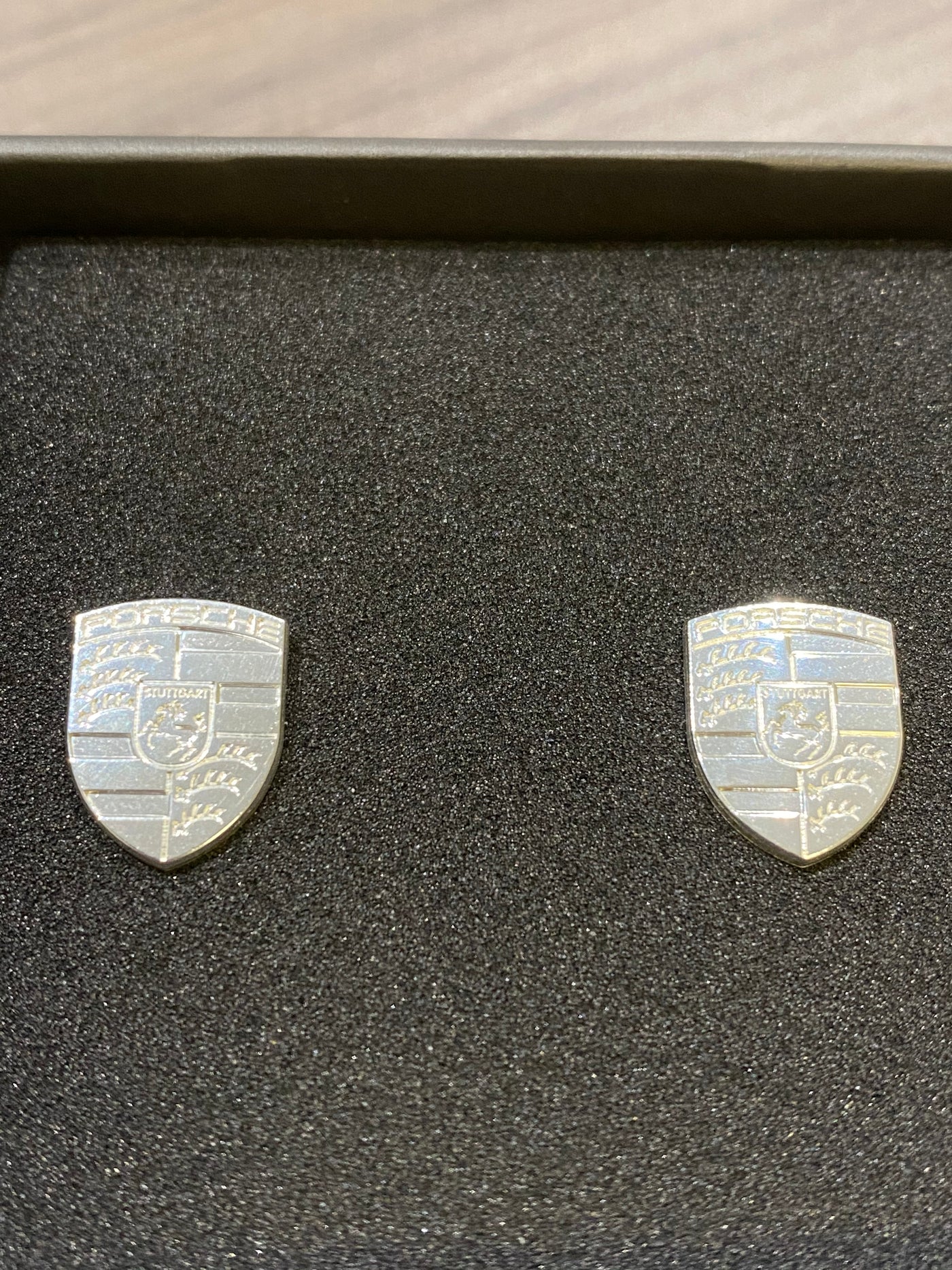 Porsche  Silver Crest Earings
