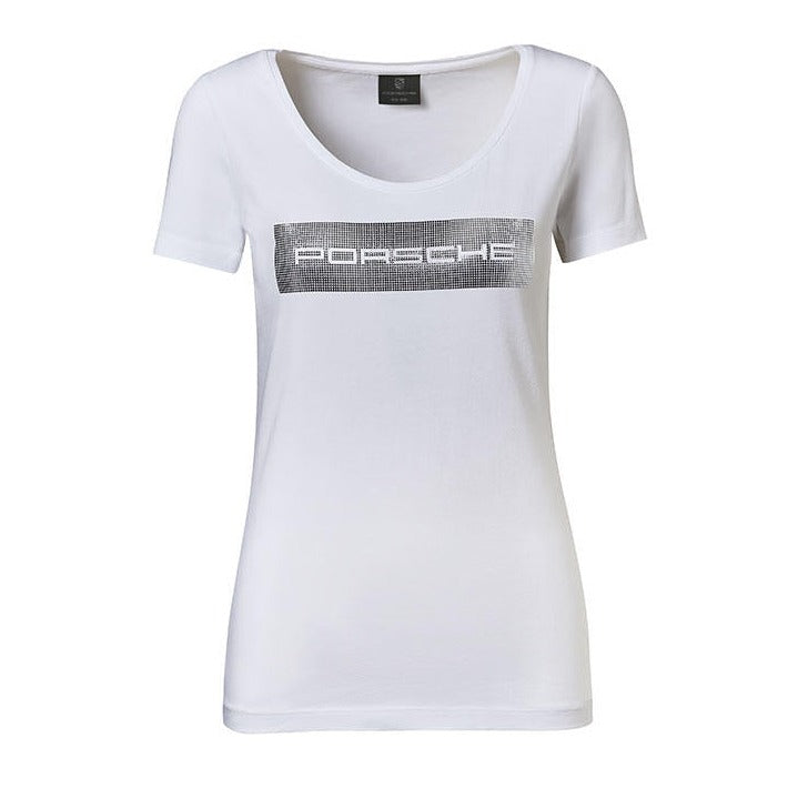 Porsche Lettering Women's T-shirt, White