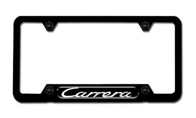 PORSCHE Genuine Stainless Steel License Frame - Carrera