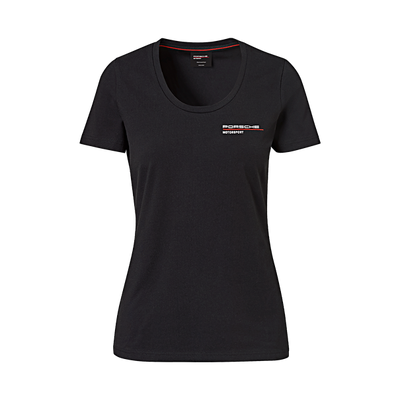 Porsche Ladies T-Shirt (Black)- Motorsport Collection