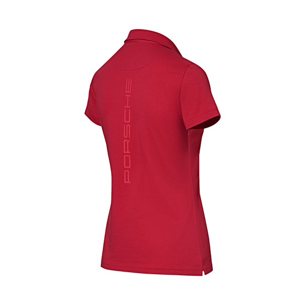 Porsche Ladies Polo Shirt (Red)- Motorsport Collection