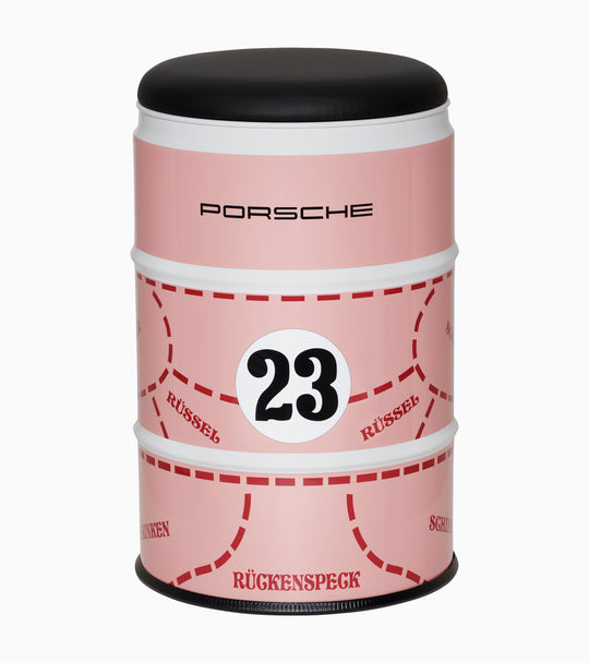 Porsche Oil Barrel Drum Stool