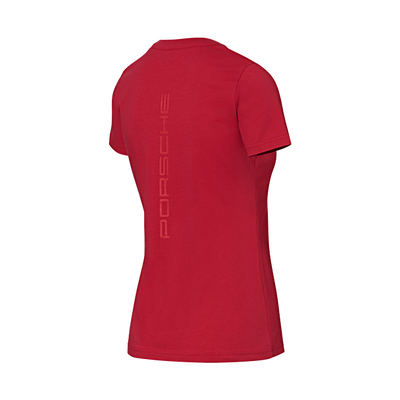 Porsche Ladies T-Shirt (Red)- Motorsport Collection