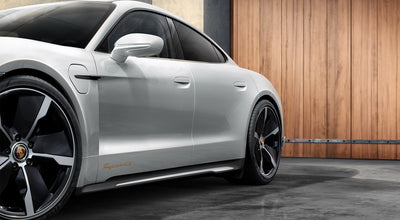 Porsche Tequipment Taycan 4S Model Designation On Doors