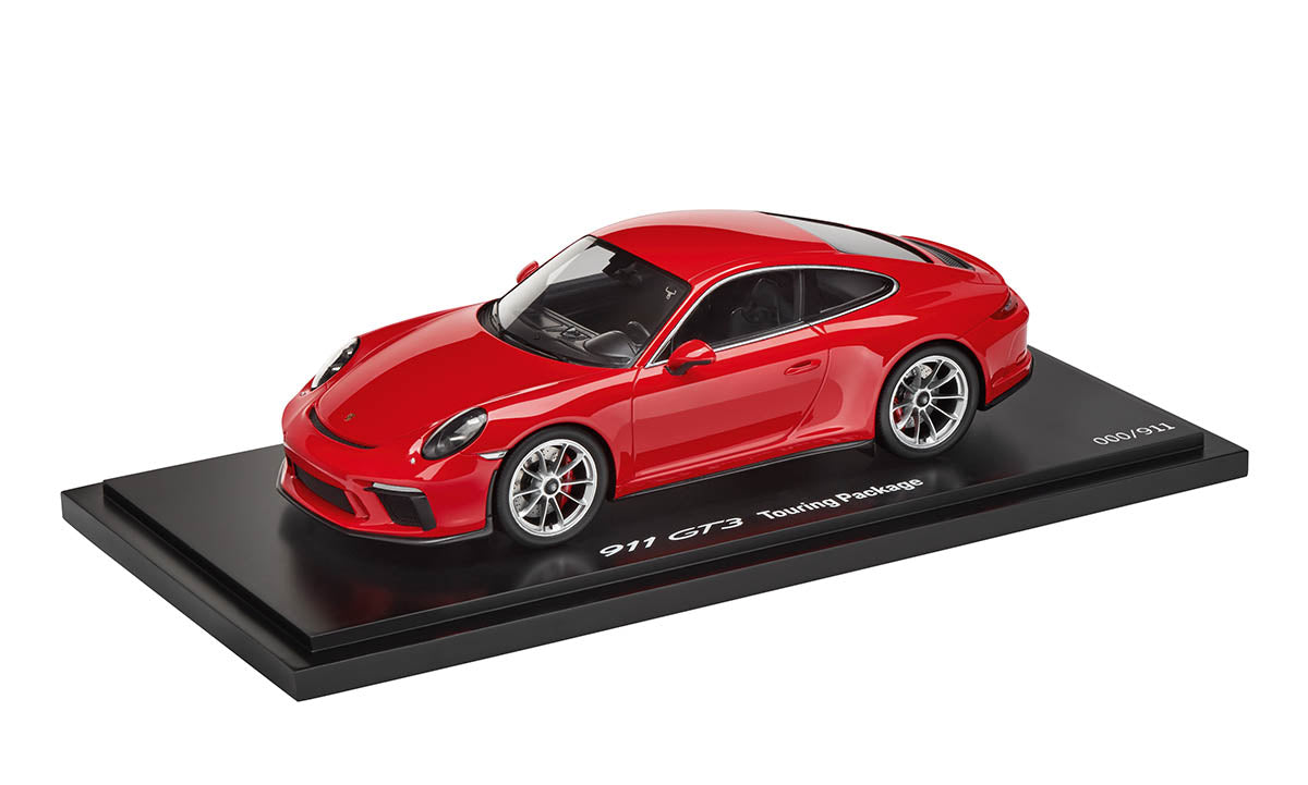 Porsche 911 (991.2) GT3 Touring Package 1:18 Model Car - Guards Red