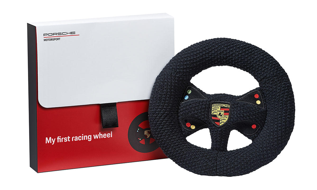 Porsche Knitted Rattling Steering Wheel - Motorsport