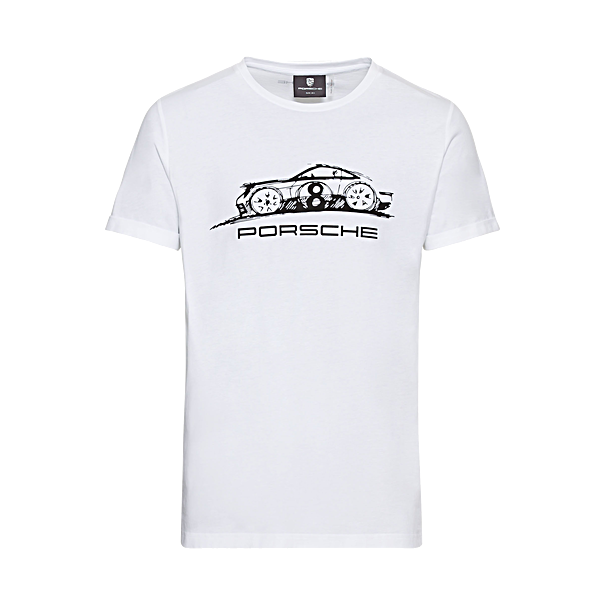 Porsche Men's 911 Sketch T-Shirt - #8 Essential