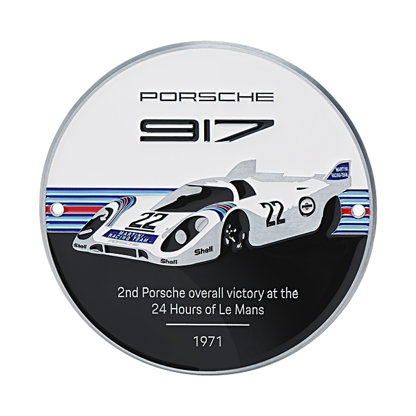 Porsche Grill Badge Limited Edition - 917 Martini Racing